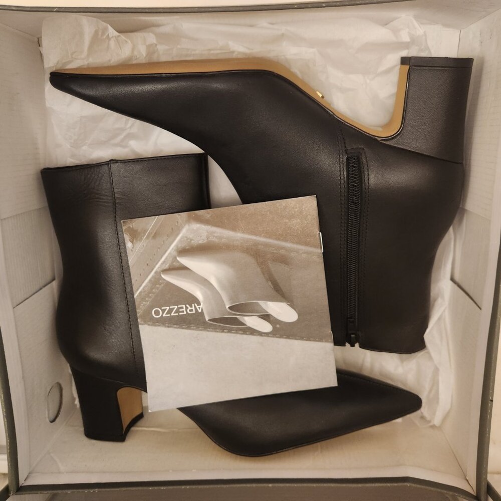Arezzo Black Leather "Jemma" boots. NIB. Size Various - Picture 9 of 10